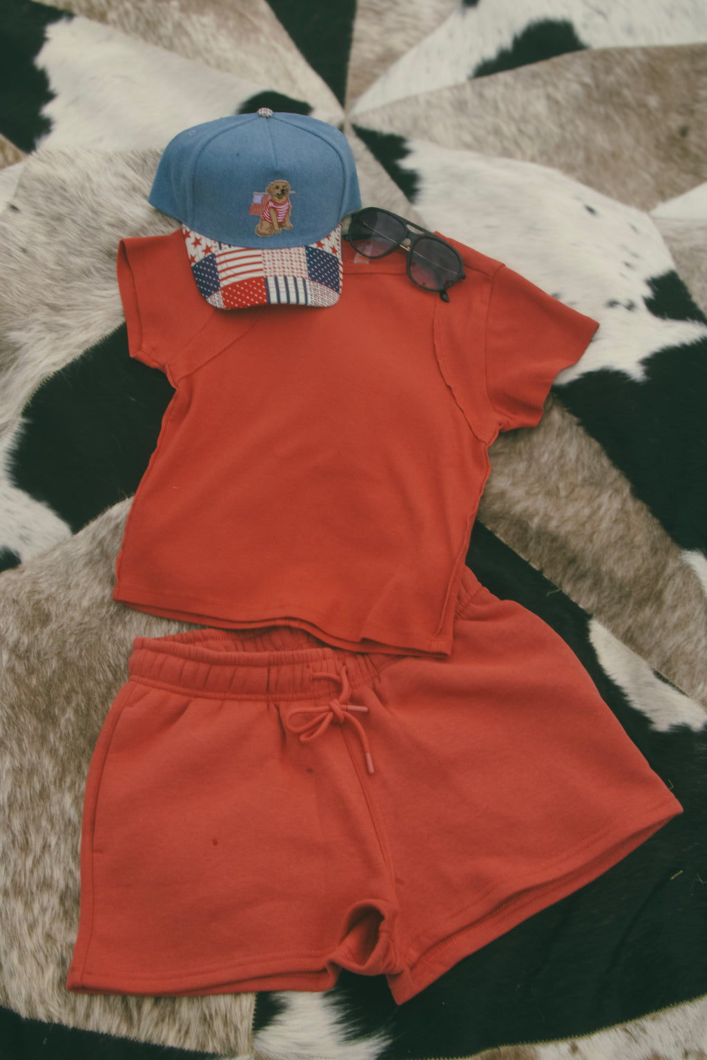 Patchwork Pup Trucker