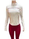 Polka Luxe Zip Jacket
