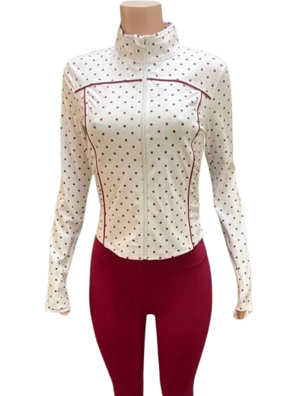 Polka Luxe Zip Jacket