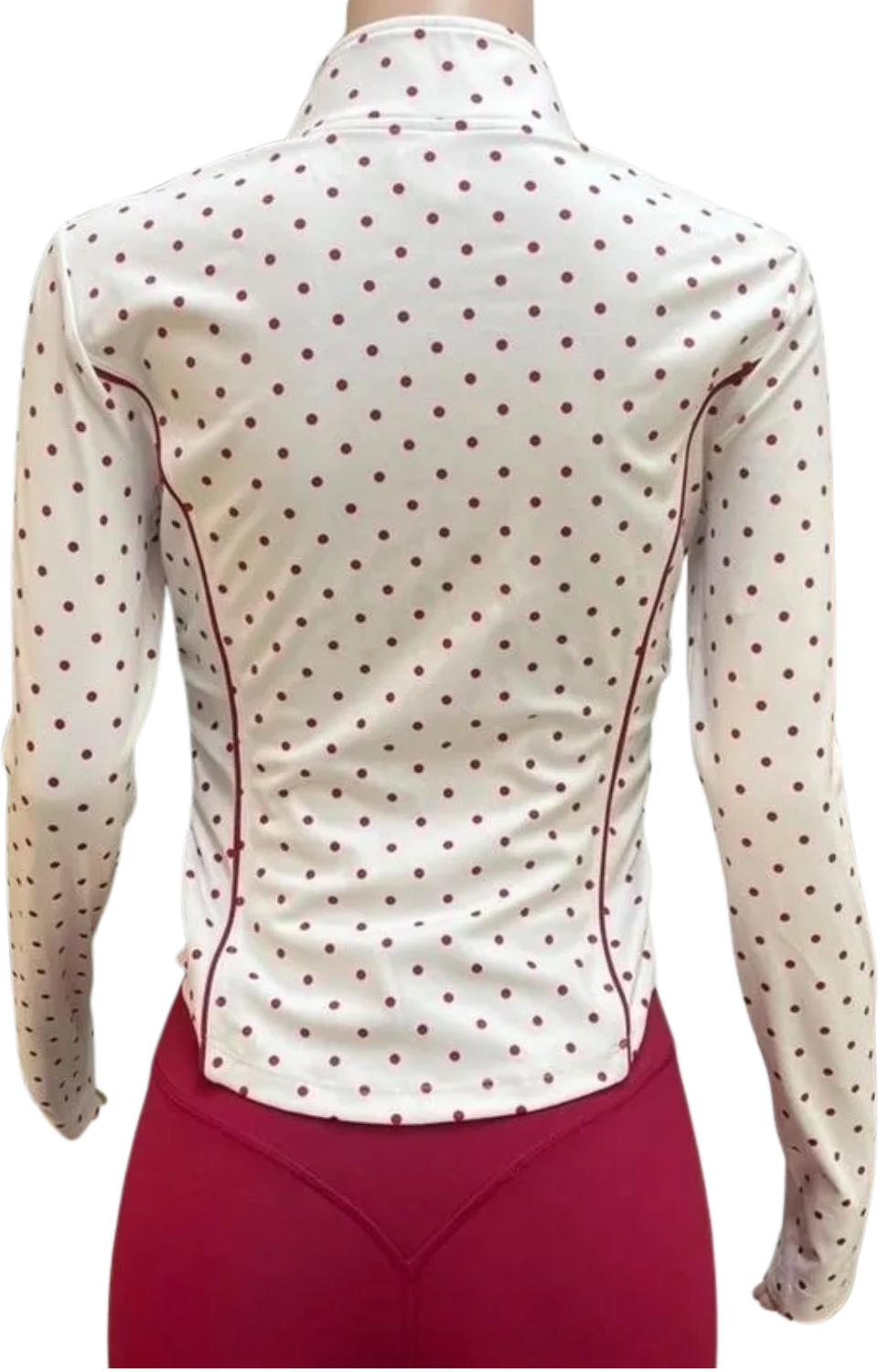 Polka Luxe Zip Jacket