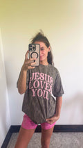 Jesus Loves You Bottomland Camo Tee